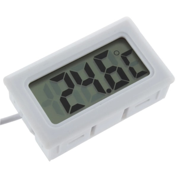 Professionel Mini LCD Digital Termometer Akvarie Bil Vand Bad Temperature Tester Detektor Monitor Indbygget Temperatur Sensor
