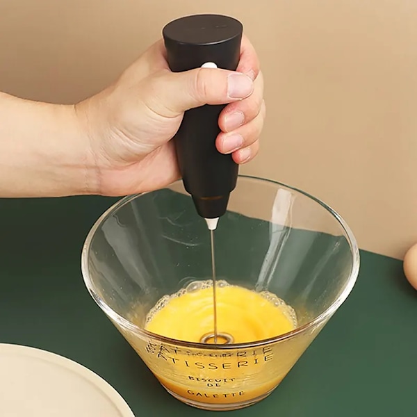 1 bitar mjölk skummare handhållen mixer skummare kaffebryggare ägg visp cappuccino omrörare mini portabel mixer