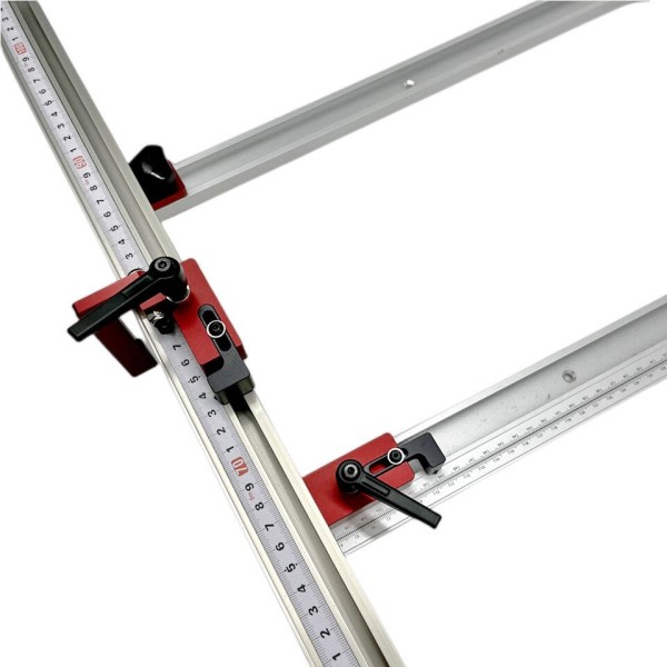 Fres Bord Gjerde Aluminium Multi T-Track Bord Sag Profil Gjerde Trebearbeiding T-spor Gjæring