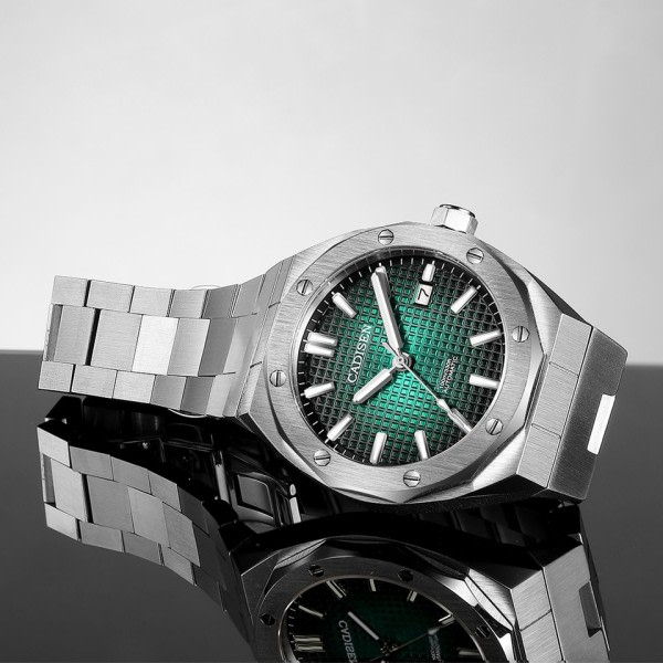 Herr Mekaniska Armbandsur Japan Movement Män's Automatiska Klockor 10ATM armbandsklocka