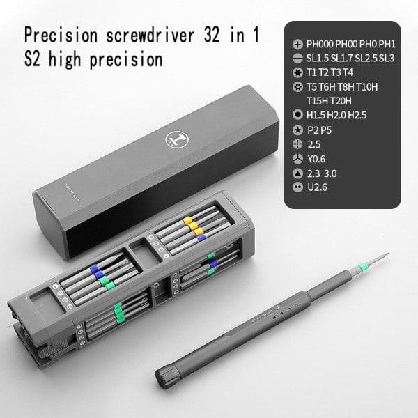 46 i 1 Skruvmejsel set magnetisk skruvmejsel bitar torx hex skruv drivrutin set precision telefon PC reparation verktyg