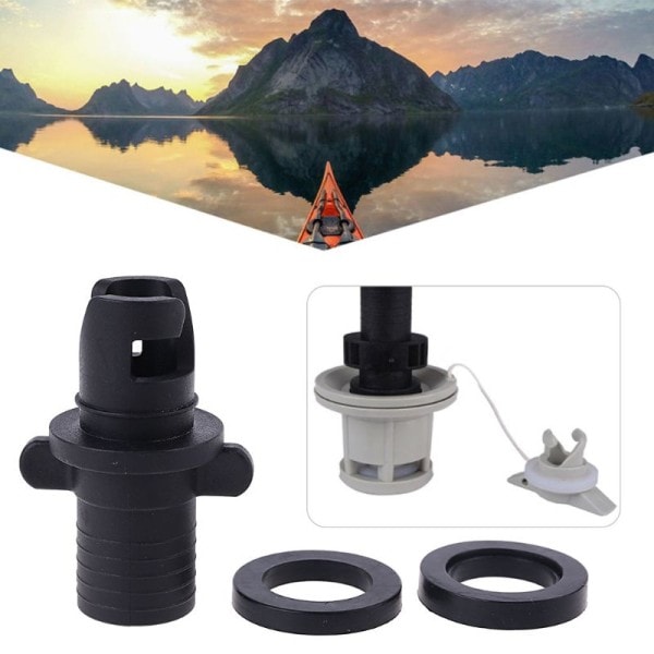 Fod Pumpe Kajak Gummi Luft Ventil HR Slange Adapter Roning PVC Både Tilbehør