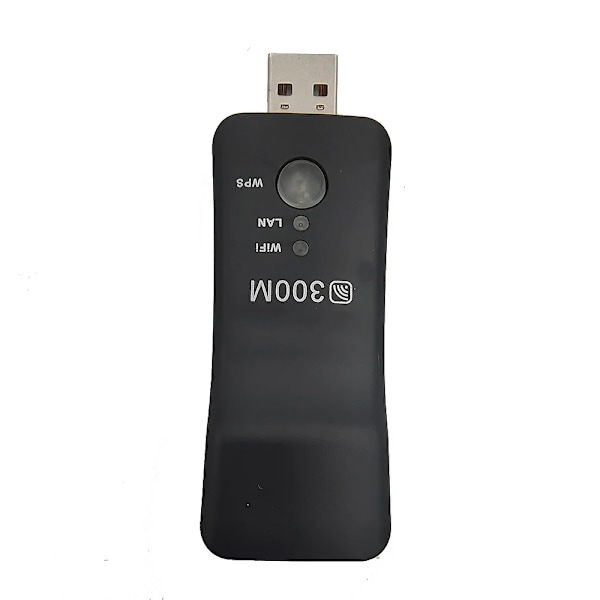 300Mpbs USB Trådløs WiFi Smart TV Nettverk Adapter