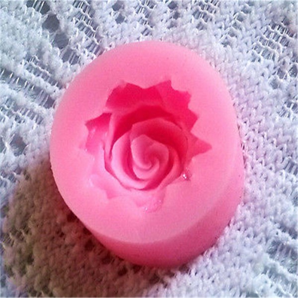 3D Rose Blomst Silikon Mugg