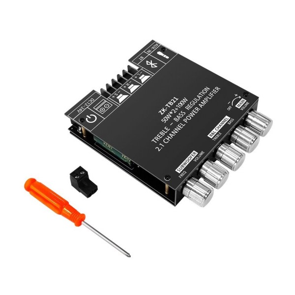 Bluetooth Subwoofer Förstärkare Board Kanal Ström Ljud Stereo Bas