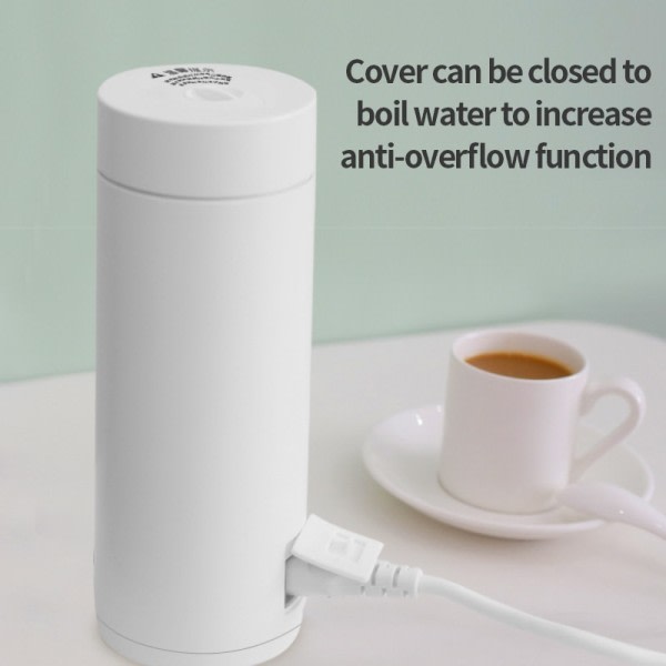 Bærbar vannkoker varme konservering automatisk hjem reise elektrisk oppvarming åpen vann kopp