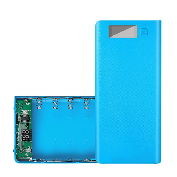 8*18650 Batteri Holder Dobbel USB Power Bank