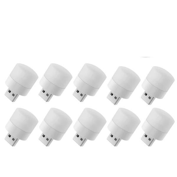10 kpl mini USB yö valo lämmin valkoinen silmäsuoja kirja luku valo