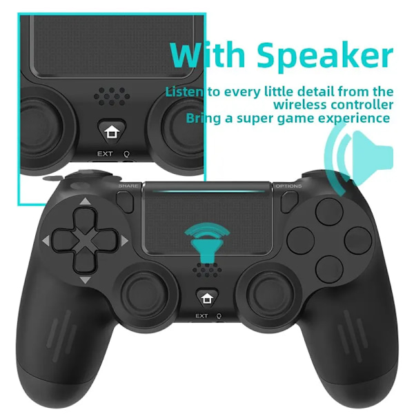 Bluetooth-yhteensopiva Peli ohjain PS4/Slim/Pro Langattomalle Peliohjain PC Kaksois Värinä Joystick IOS/Androidille