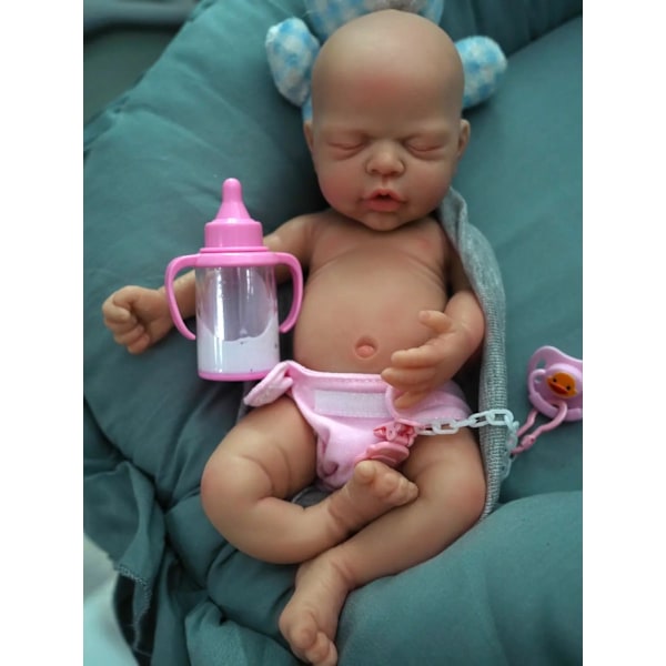 12"  Micro Preemie Full Krop Silicone Baby Doll Dreng "Liam" & Girl "Nova" Lifelike Reborn Doll