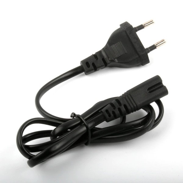 Universal 1m EU Standard til Figur 8 C7 2-Pin Stik AC Strøm Kabel Bly ledning