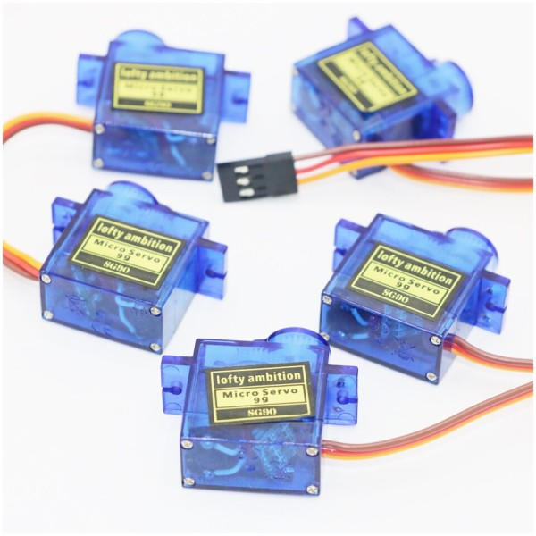 5 kpl mikro servo RC helikopterille lentokoneelle