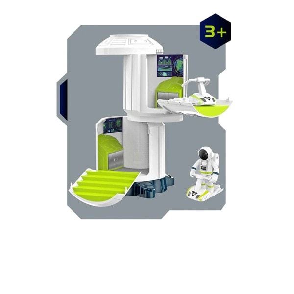 Puslespill Acousto Optikk Space Leker Space Modell Air Force Shuttle Space Station Rakett Aviation Series Toy