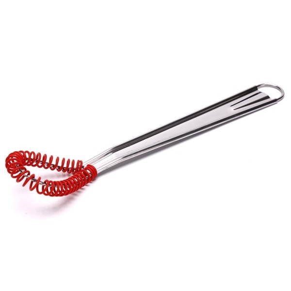 1kpl Ruostumaton teräs Magic Hand Held Spring Whisk Mini Keittiö munat kastikkeet sekoitin vispilä