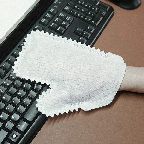 10 stk Støv Rengjøring Hansker Fisk Skal Rengjøring Duster Hansker Gjenbrukbare Husholdning Kjøkken Fiber Hansker