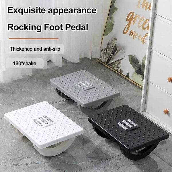 Bärbar fot massage pall hög kvalitet fotstöd 180 grader sväng fot pedal