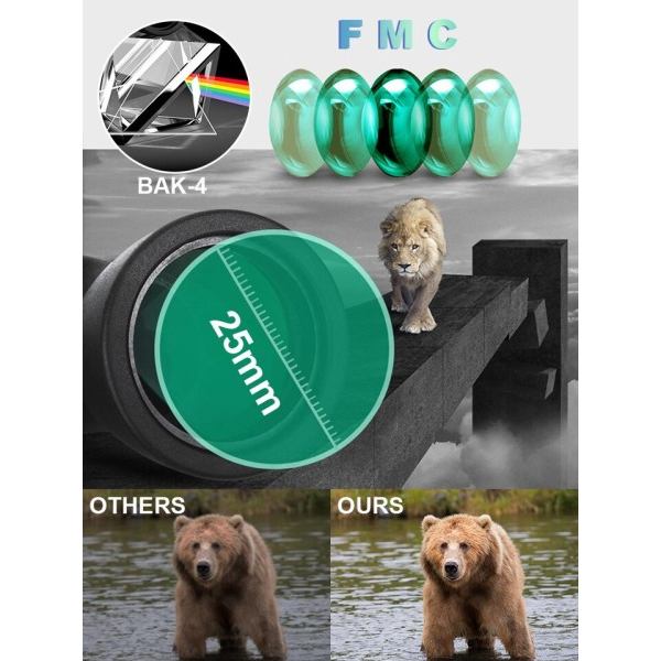 10-300X Zoom HD Kannettava Vahva Kiikarit Pitkä kantama Ammattimainen Spyglass Monocular teleskooppi