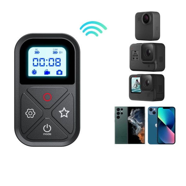 Bluetooth Fjernkontroll Kontroll For GoPro Hero 11 10 9 8 Max 11 Mini Med håndledd stropp