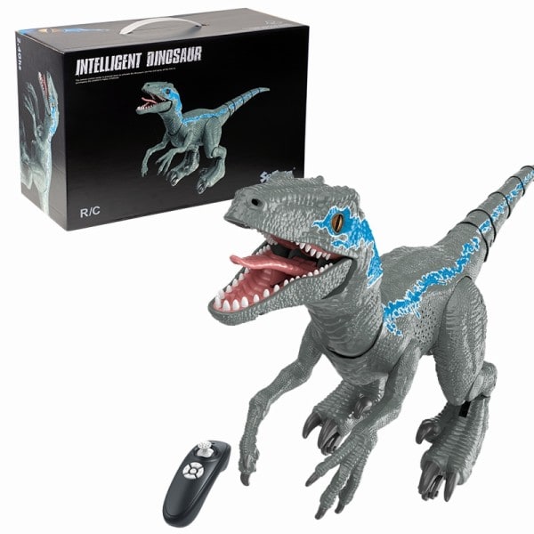 2.4G RC Dinosaur Älykäs Raptor  Kaukosäädin Jurassic Dinosaur lelu sähkö kävely eläimet  lelut lapsille