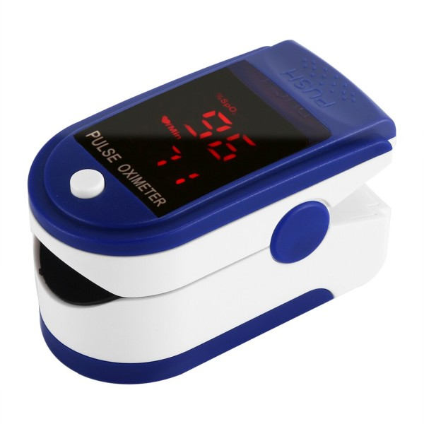 Blod Oximeter Fingertopp Mättnad Detektion Puls Finger Klämma Trådlös Bärbar