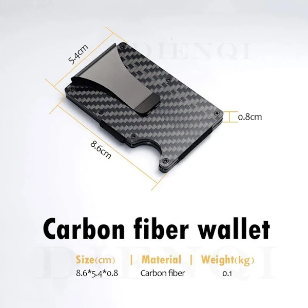 Rfid karbon fiber metall kort holder lommebøker menn slanke tynn mini lommebok hann penger vesker liten minimalist hann pung lommebok for menn