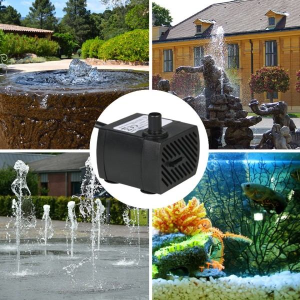 Ultratyst dränkbar vatten fontän pump filter fisk damm akvarium vatten pump tank