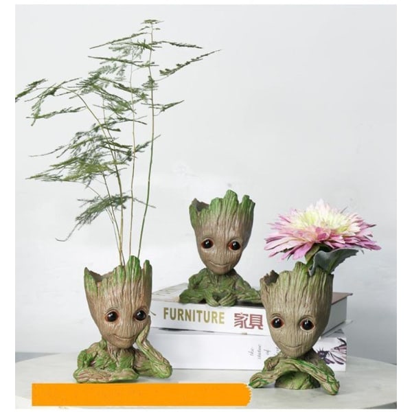 Hjem Have Baby Groot Blomst Grydde Pen Grydde Planter Blomst Krydde Søde Action Figurer Legetøj