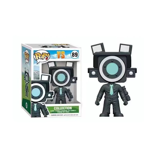 POP Skibidi Toalett Action Figur Set Spill Dukke Figur Leker Monitor Mann Kake Dekorasjon