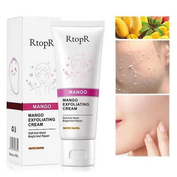 Ansikte Exfolierande kräm hudvård blekning fuktighetskräm reparation ansiktsskrubb rengöring akne pormaskar behandling ta bort ansiktskräm
