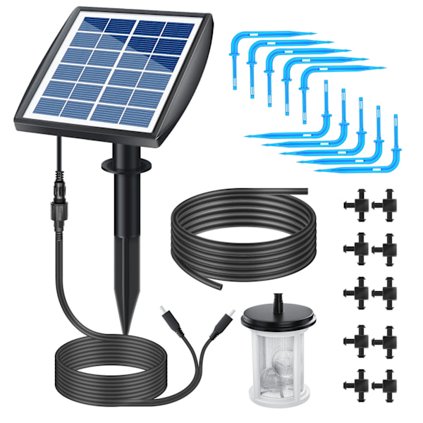Sol Bevattning Solar Auto Bevattning System Soldriven Automatisk Dropp Bevattning Kit