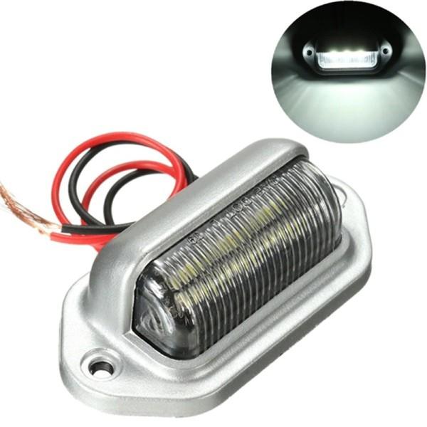 6 LEDs Licensinteriör Steg Vit Lampa