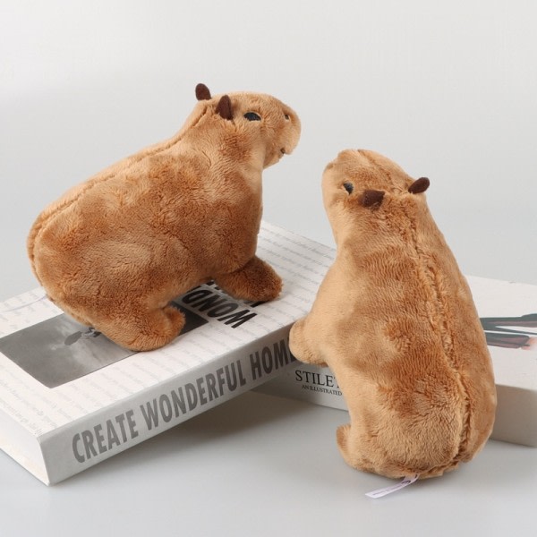 Simulering Capybara Udstoppede Dyr Plyd Legetøj Bløde Dukker Real Life Capybara Dukker Børn Legetøj