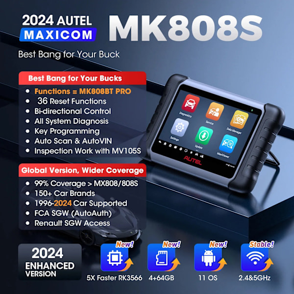OBD2 Scanner Automotivo Bil Diagnostisk Værktøj OBD 2 Scanner Aktiv Test Kode Læser