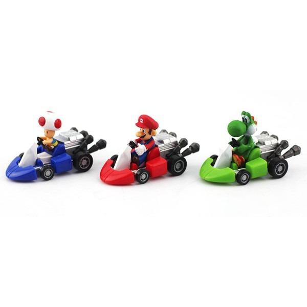 10 stykker Sæt Super Marios Bros Yoshi Luigi Wario Donkey Kong Figur Model Legetøj