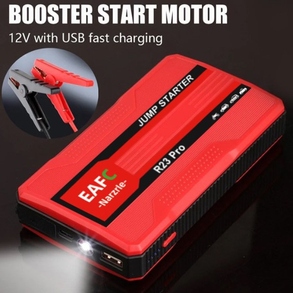 Universal Bil Batteri Jump Starter Portabel Bil Batteri Booster Laddare Booster Power Bank Starting Device