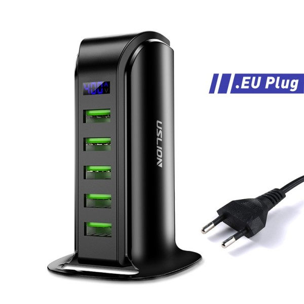 5 Moni portti USB laturi keskitin