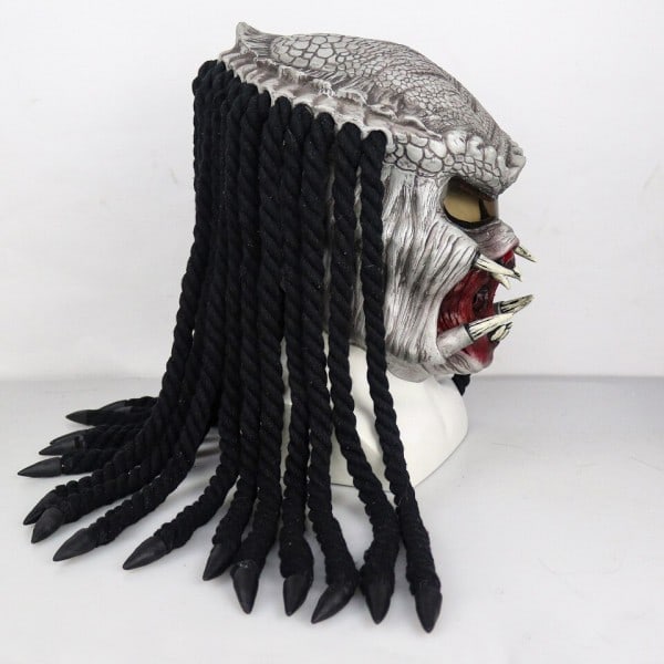 Elokuva Alien vs. Predator Mask Horrific Monster Maks Halloween Cosplay rekvisiitta
