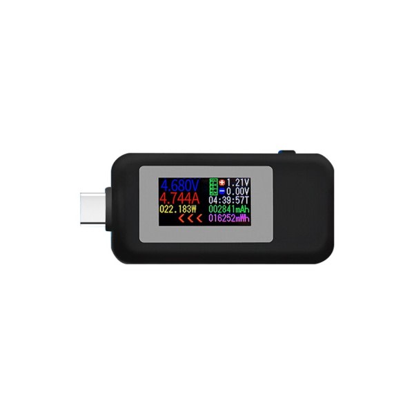 Type-C USB tester strøm spenning strøm tester timing amperemeter