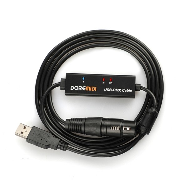 USB DMX/RDM kaapeli ilmaisin magneettinen rengas suoja USB2.0 Full Speed sovitin
