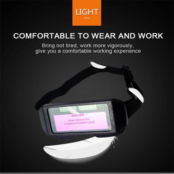 Automatisk Dimmer Svetsning Glasögon Argon Arc Welding Solar Goggles Special Bländskydd glasögon