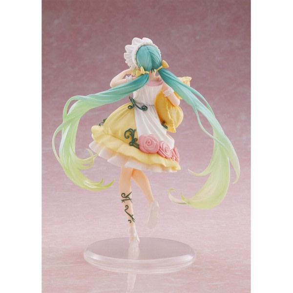 Original Taito Wonderland Pris Figur Sovande Skönhet Hatsune Miku Anime Figur