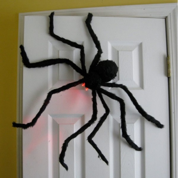 150 cm Oversized Plysj Sort Edderkopp Halloween Fest Dekorasjon