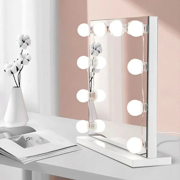 Smink Vanity  Spegel Ljus USB Laddning Badrum Kläder Bord Belysning Dimbar LED Vanity