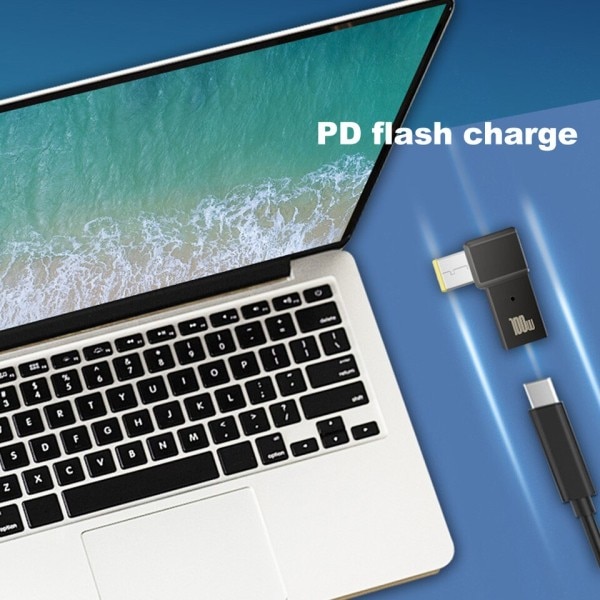 FONKEN PD 100W USB tyyppi C naaras DC uros sovitin Lenovolle Thinkpad USB-C pikalataus kaapeli muunnin neliö PD liitin