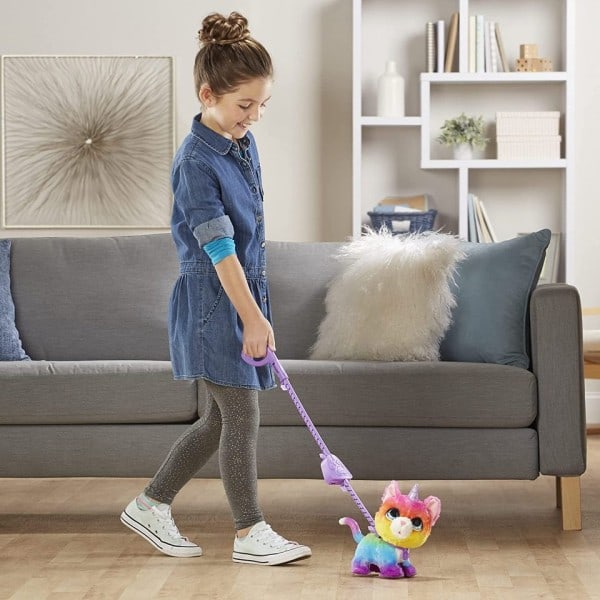 Rigtige venner E5307EU5 FRR WALKALOTS Big Unicorn Rainbow Colours børn legetøj