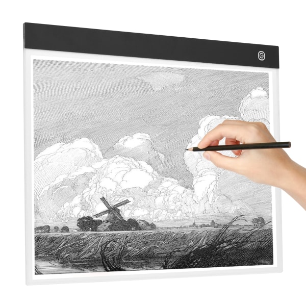 A3 LED Valo Timantti maalaus läpinäkyvä piirustus levy USB virta digitaali grafiikka tabletti taidetta animaatiota varten