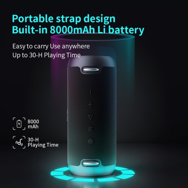 Bluetooth kaiutin 60W lähtö teho Bluetooth kaiutin luokan D vahvistimella