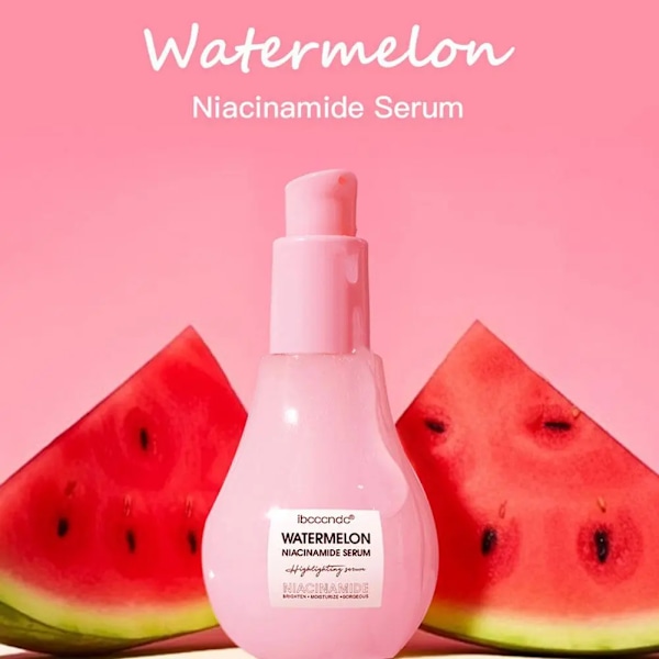 Vattenmelon Glow Niacinamid Dew Drops Hydrating Serum Lightweight Ansiktsbehandling Serum Priming Liquid Highlighter 60ml