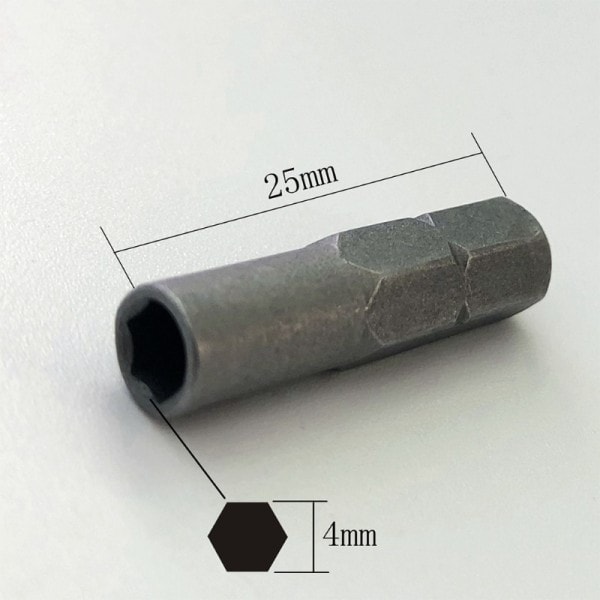 6,35mm 1/4" terä sovitin 4mm terä kuusio pidike ruuvi ajuri terä
