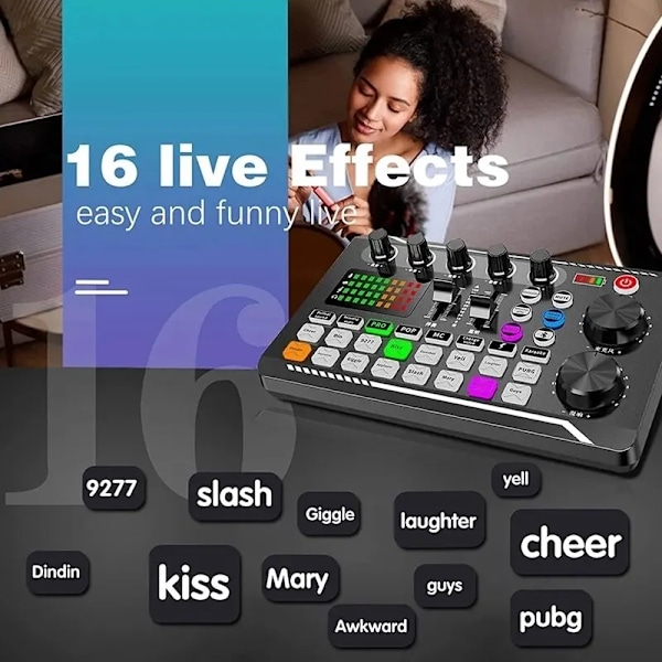 DJ utstyr mikrofon lyd kort konsoll studio lyd kort kit kabel telefon miksing datamaskin live stemme mikser